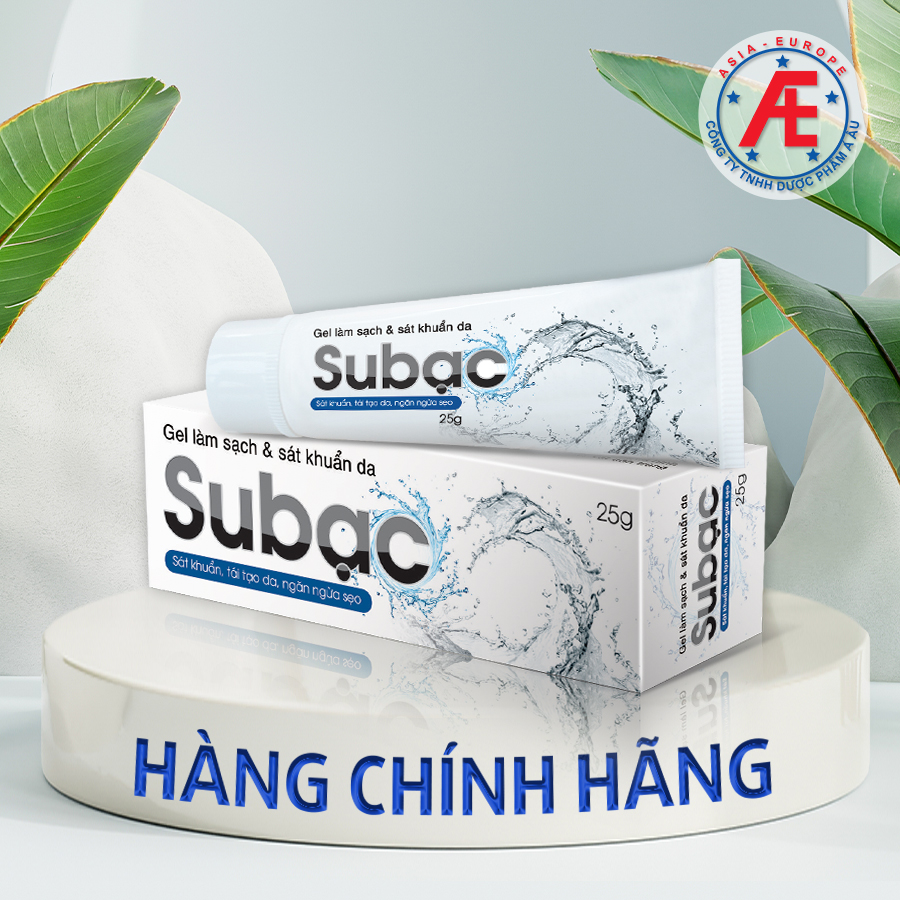 SUBẠC - Gel làm sạch và sát khuẩn da