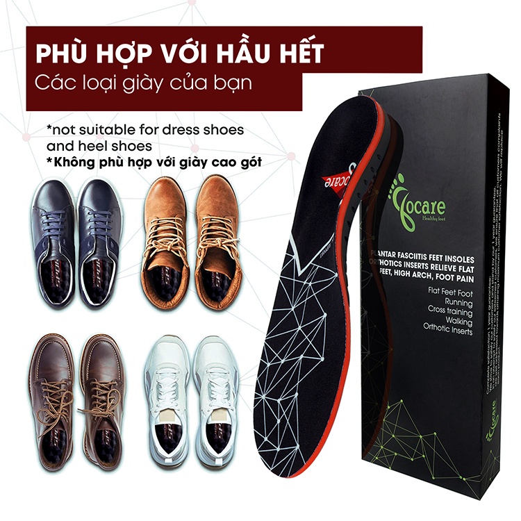 Lót Giày Thể Thao Y Khoa Tốt Cho Gan Bàn Chân LGF03