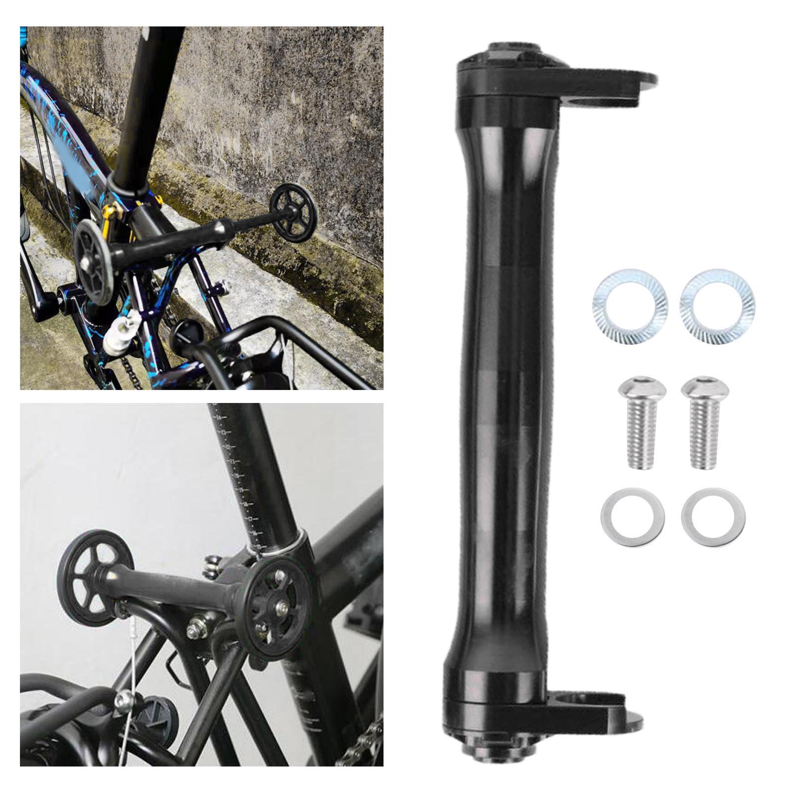 2 Set Aluminum Alloy Bike Easy Wheel Extension Rod Outdoor Accessories Parts