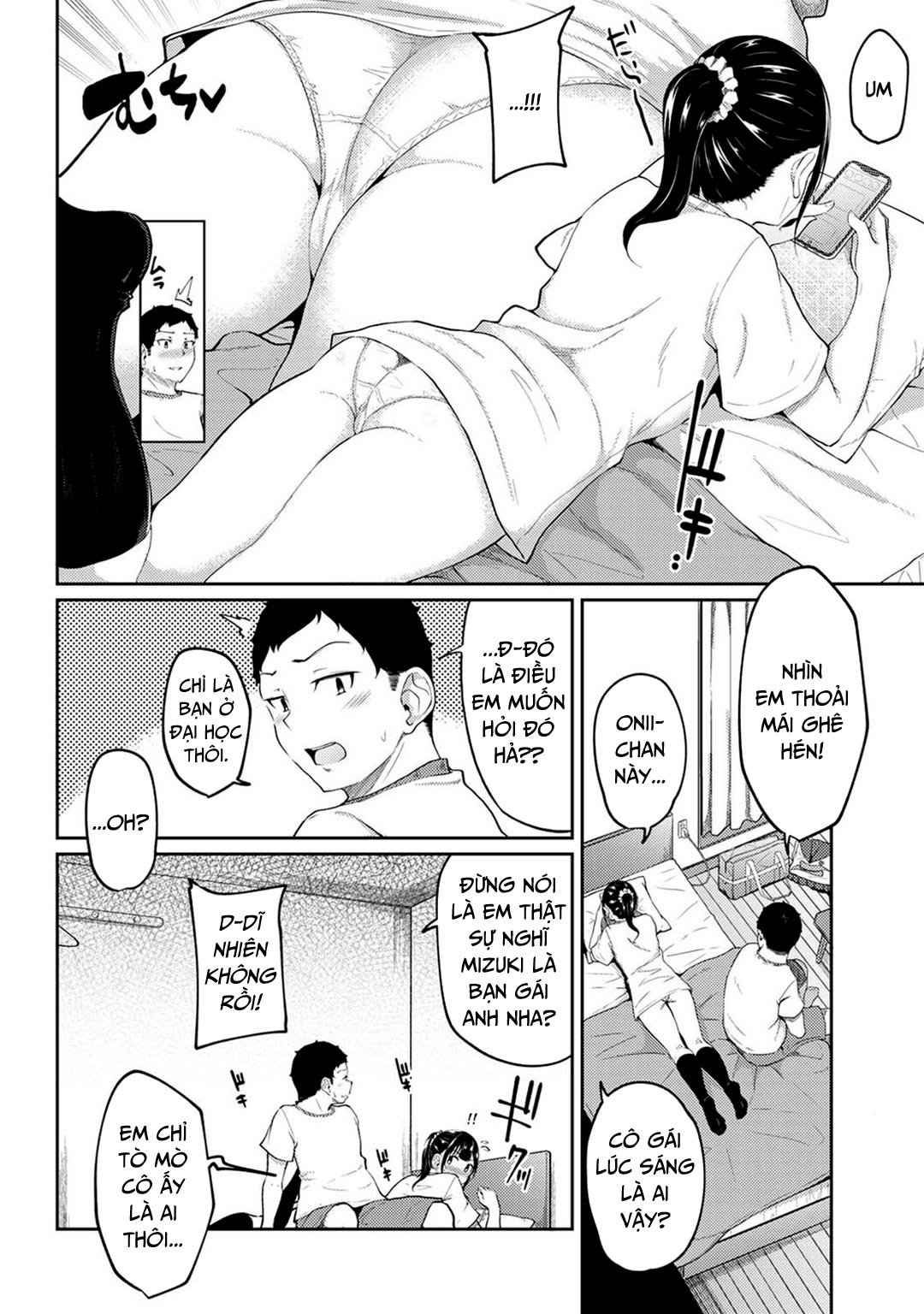 thấy em gái mình đang mặc tạp dề khỏa thân chapter 4 6