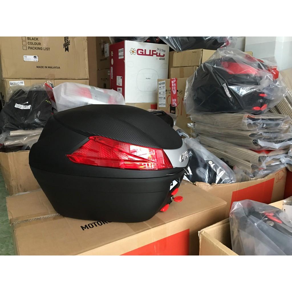 Thùng Givi B34N và baga givi lắp cho xe Nouvo 5, thùng xe Nouvo LX