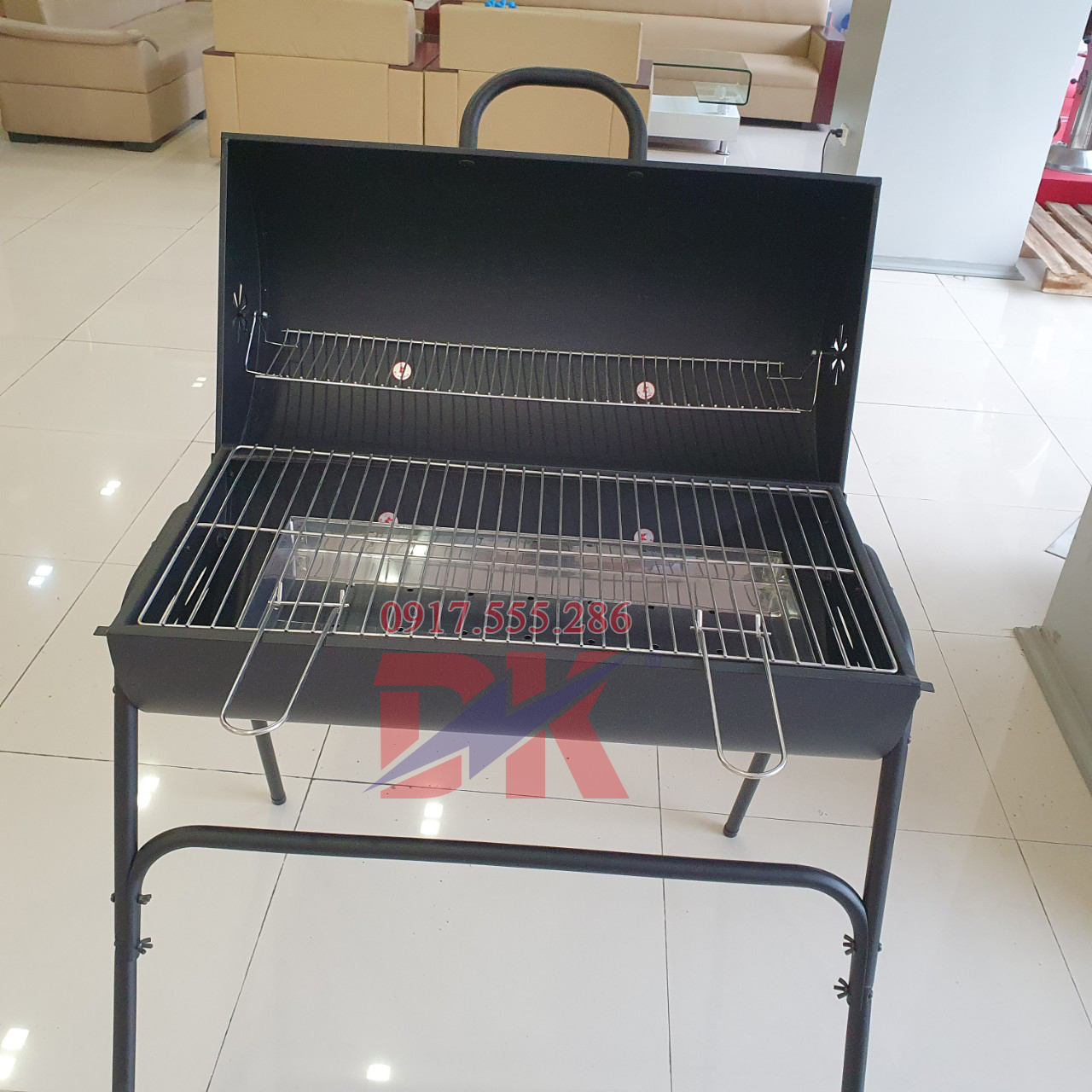 Giá sốc - Bếp nướng ngoài trời Barrel Charcoal Barbecue