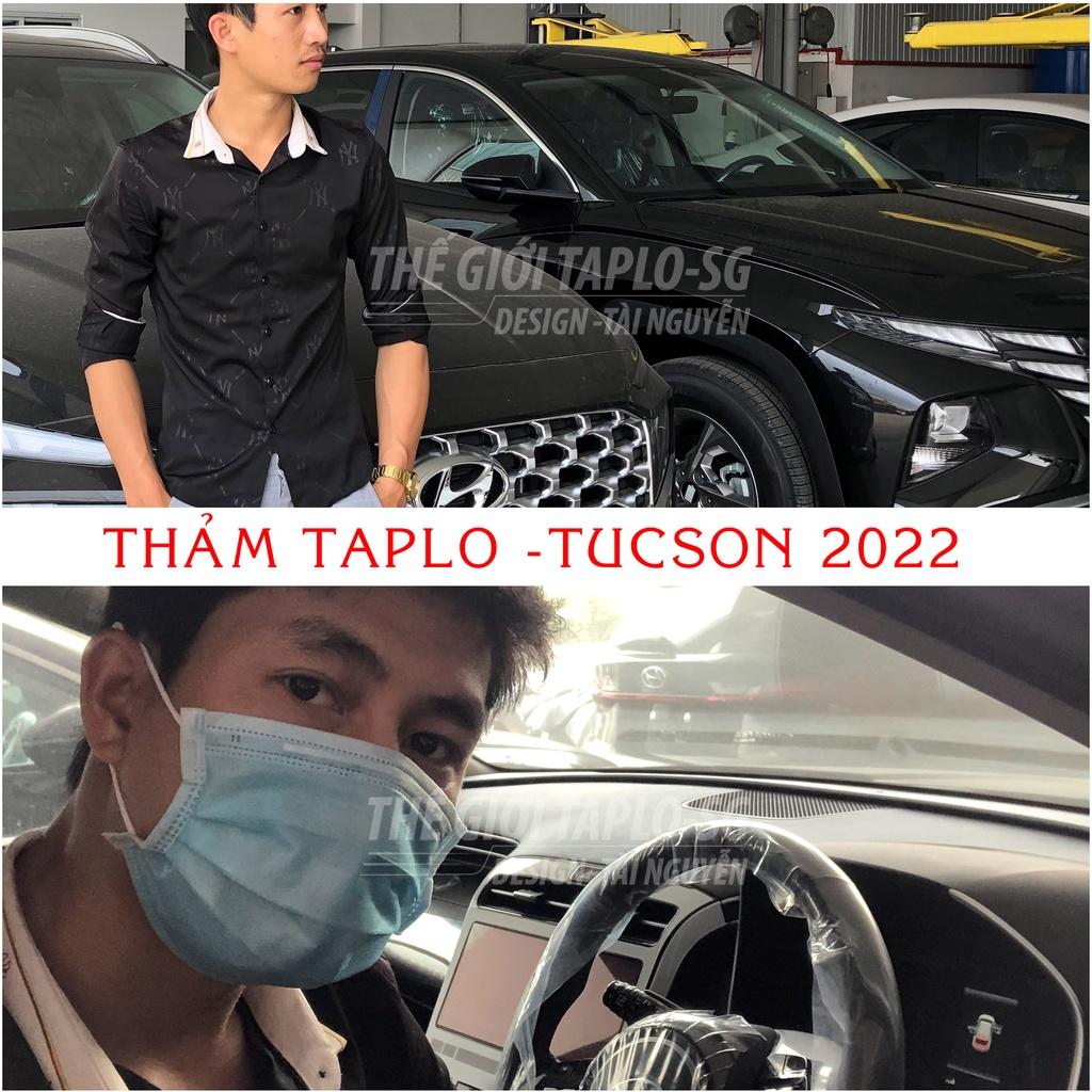 Thảm Taplo Chống Nắng ô tô dành cho Tucson đời 2022 da cacbon cao cấp chuẩn form Sang-Xịn-Mịn