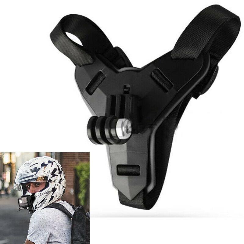 Plastic Helmet Chin Mount Holder For GoPro Hero 8/7/6/5 Sports Camera Blue