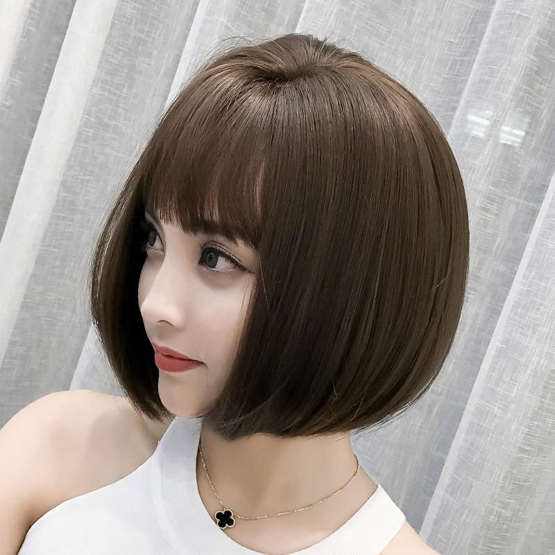 Tóc bộ víc xuông cao cấp F3192, tặng lưới chụp