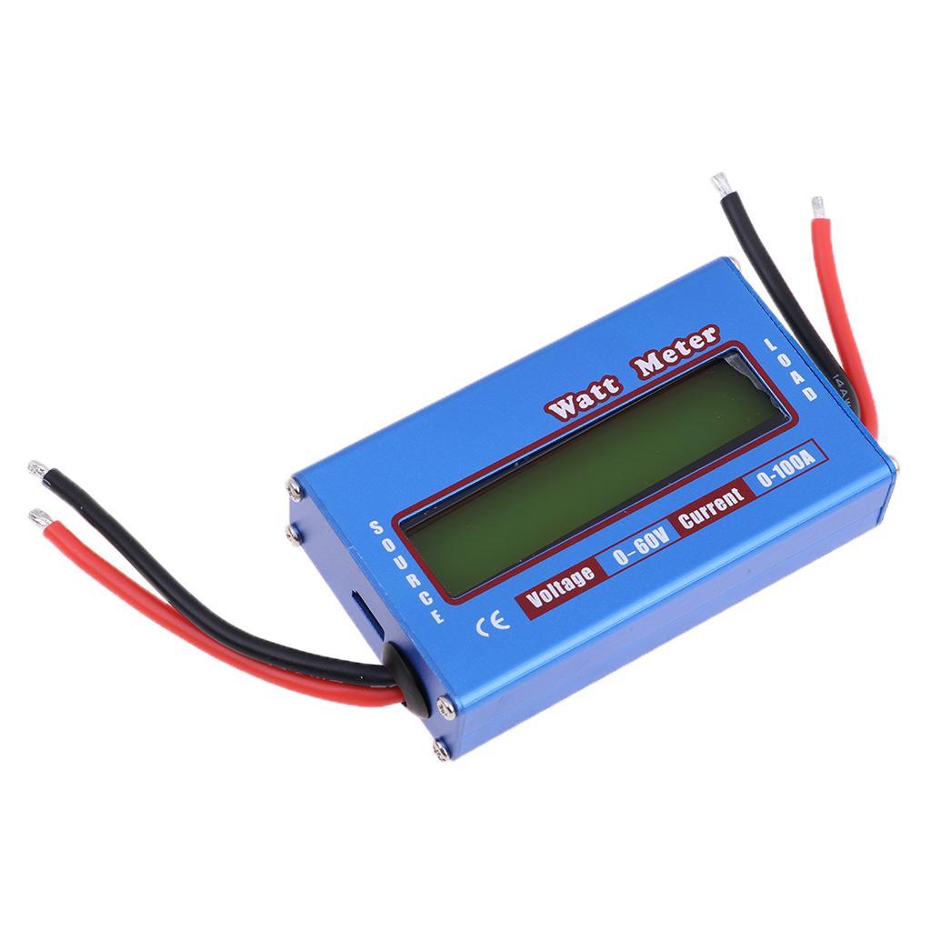 Lovoski LCD Display Battery 60V/100A Watt Voltage Monitor DC Power Analyzer