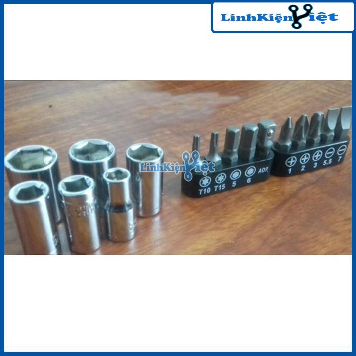 Bộ Tháo Bu Lông-Ốc Vít 17 Chi Tiết Tiện Lợi Nhanh Chóng