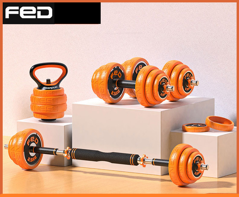 Bộ Tạ Tay Điều Chỉnh Đa Năng 4 IN 1 FED Tạ Gang Mã Niken loại 30kg --- Hàng Chính Hãng