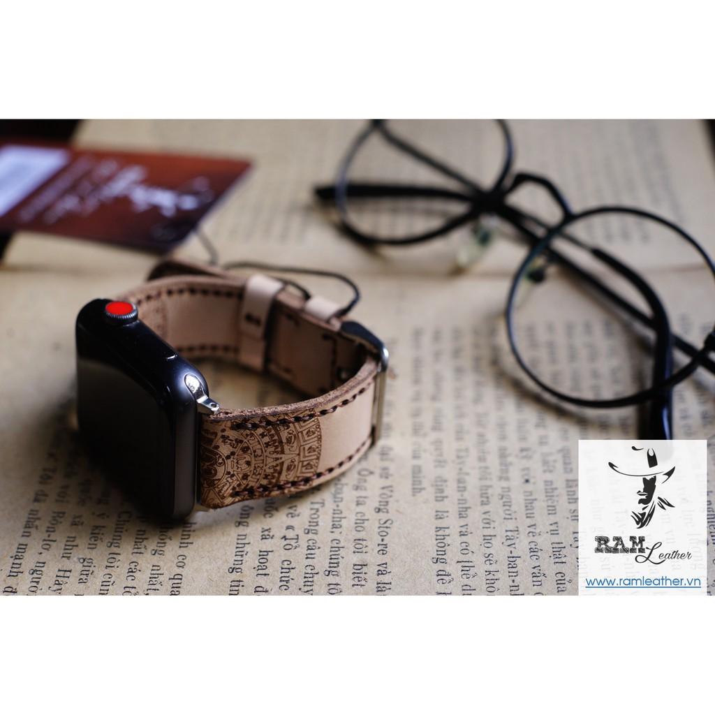 DÂY ĐỒNG HỒ DA BÒ VEGTAN -INCA - DA BÒ THẬT - RAM LEATHER - CASIO AE1200/SEIKO5