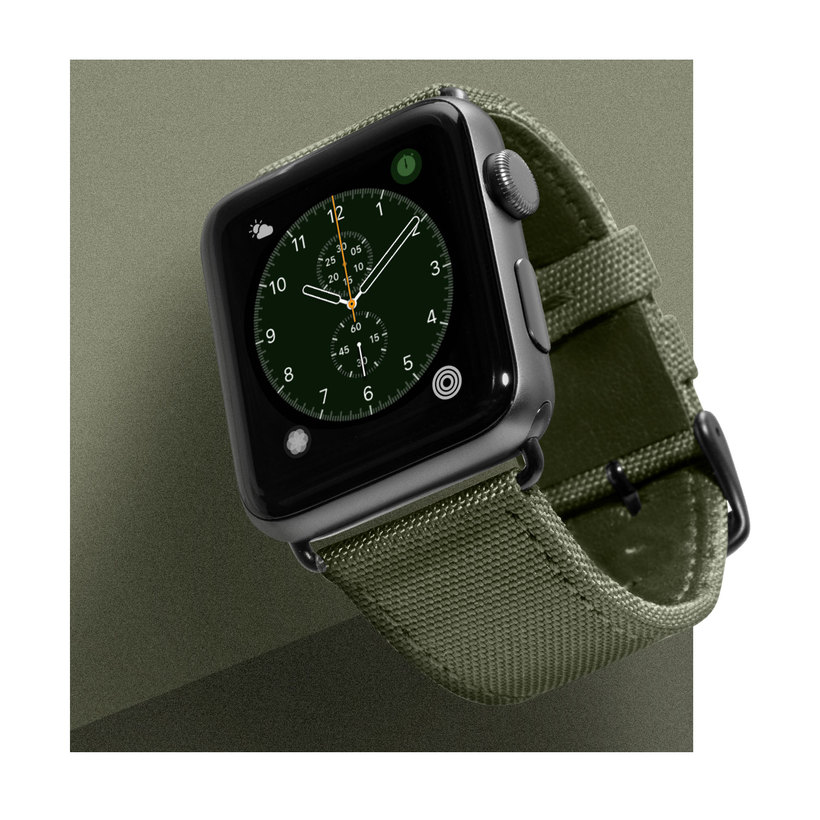 HÀNG CHÍNH HÃNG - Dây đeo LAUT Technical cho Apple Watch (42/44/45mm) Series 1~8 &amp; SE Bên trong mềm mại, linh hoạt - bên ngoài bền bỉ, chắc chắn
