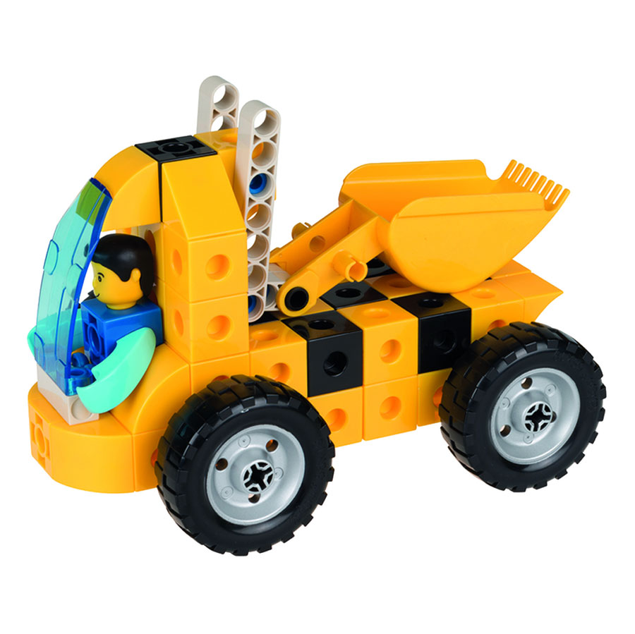 Đồ Chơi Lắp Ráp Gigo Toys – Mô Hình Bé Tập Làm Xây Dựng Heavy Vehicles 7425 (120 Mảnh Ghép)