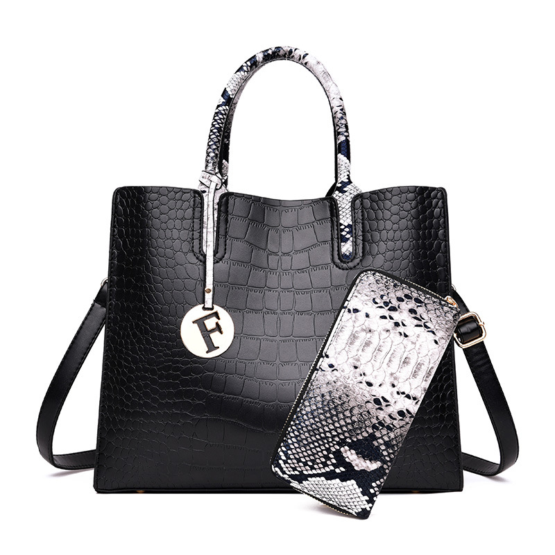 Crocodile pattern cross-border picture bag handbag large capacity one-shoulder messenger female bag
