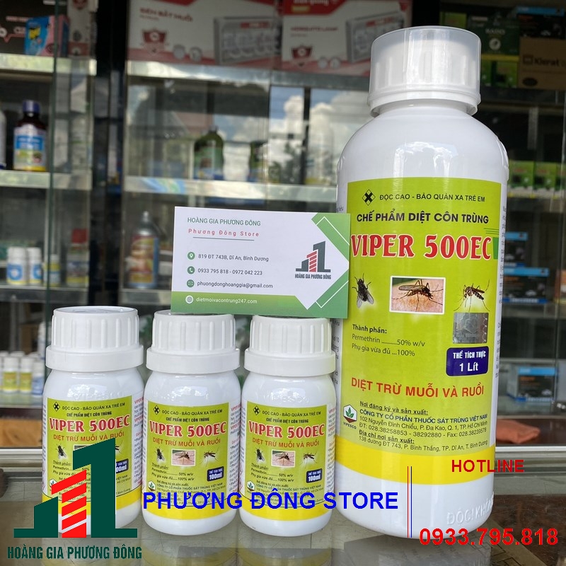 Thuốc diệt muỗi và côn trùng Viper 50EC_ 1 lít