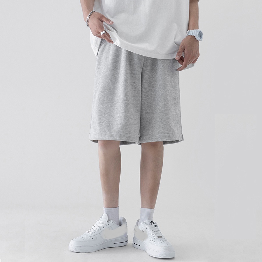 Quần Short Đùi Trơn unisex MONSTERX thể thao basic nam nữ oversize phong cách đường phố Hàn Quốc Ulzzang