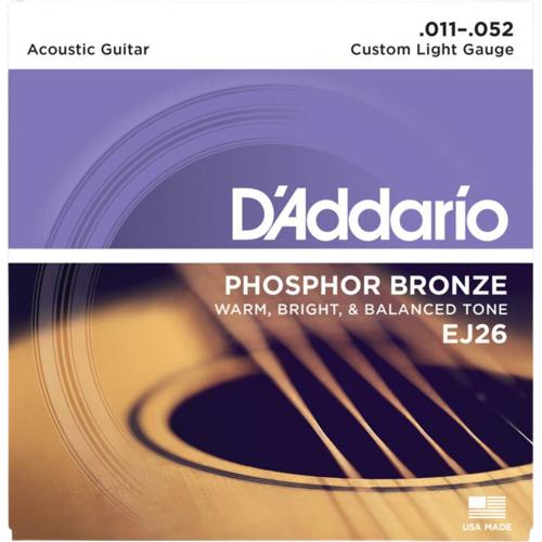 Dây đàn guitar acoustic D'Addario EJ26 thích hợp sinh viên, du ca đường phố