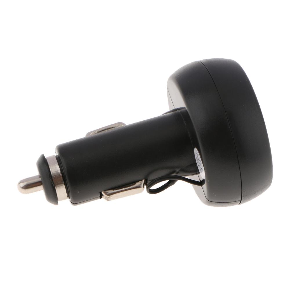 3 in LED car Voltmeter USB Charger 12V 24V