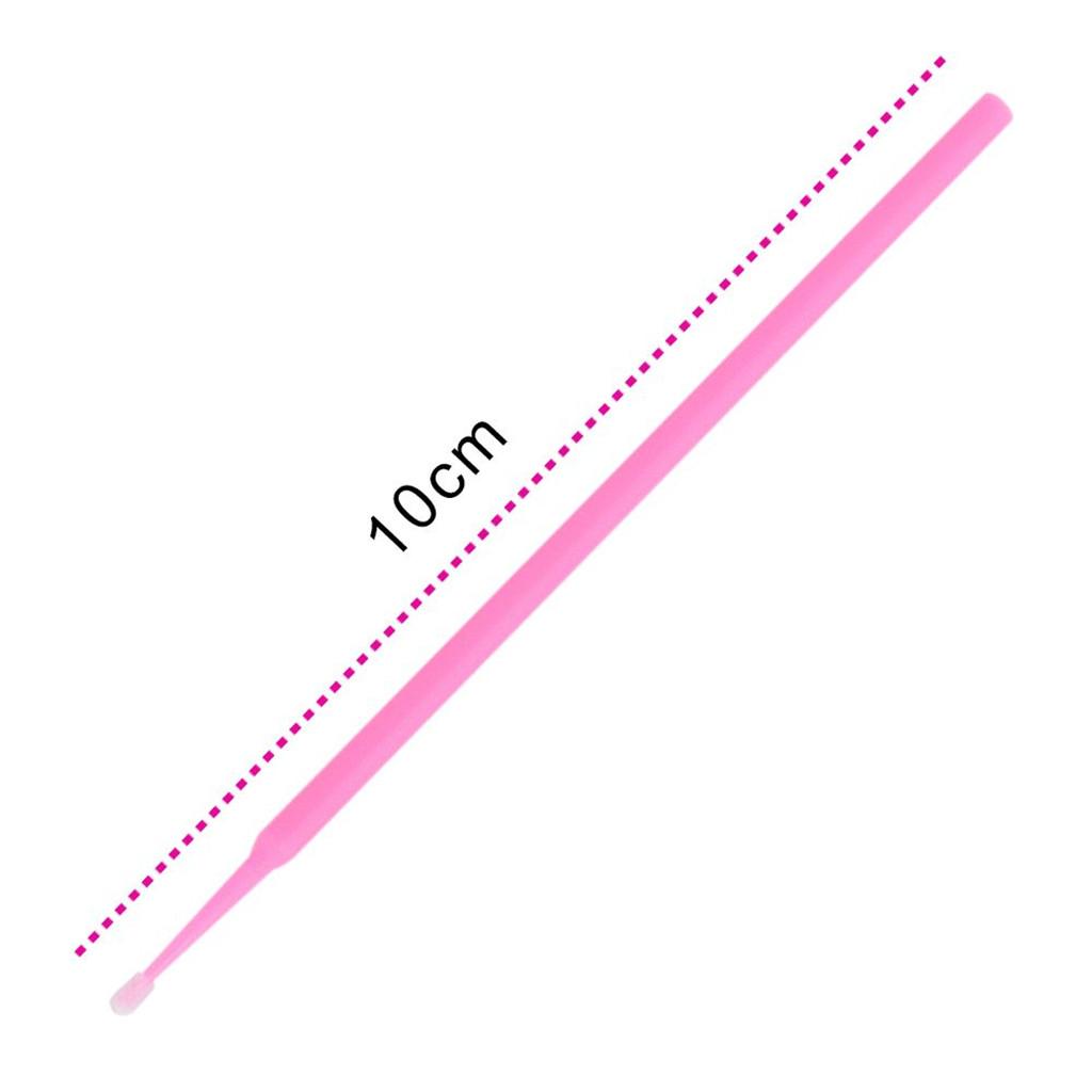 100 Cái Bàn Chải Siêu Nhỏ Tăm Bông Hình Xăm Microblading Applicator Dùng Một Lần