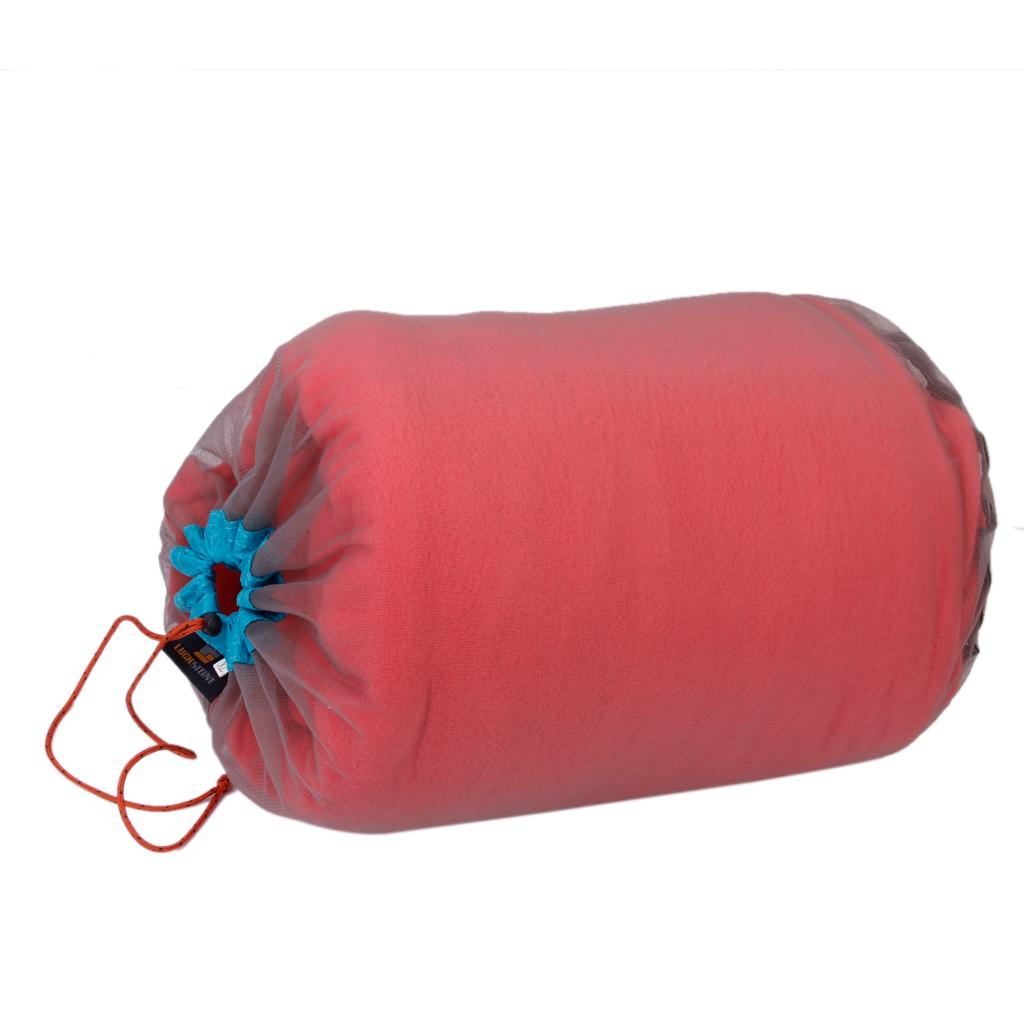 2 Pieces Mesh Drawstring Bag Mesh Stuff Sack for Camping Outdoor Sports S+XL