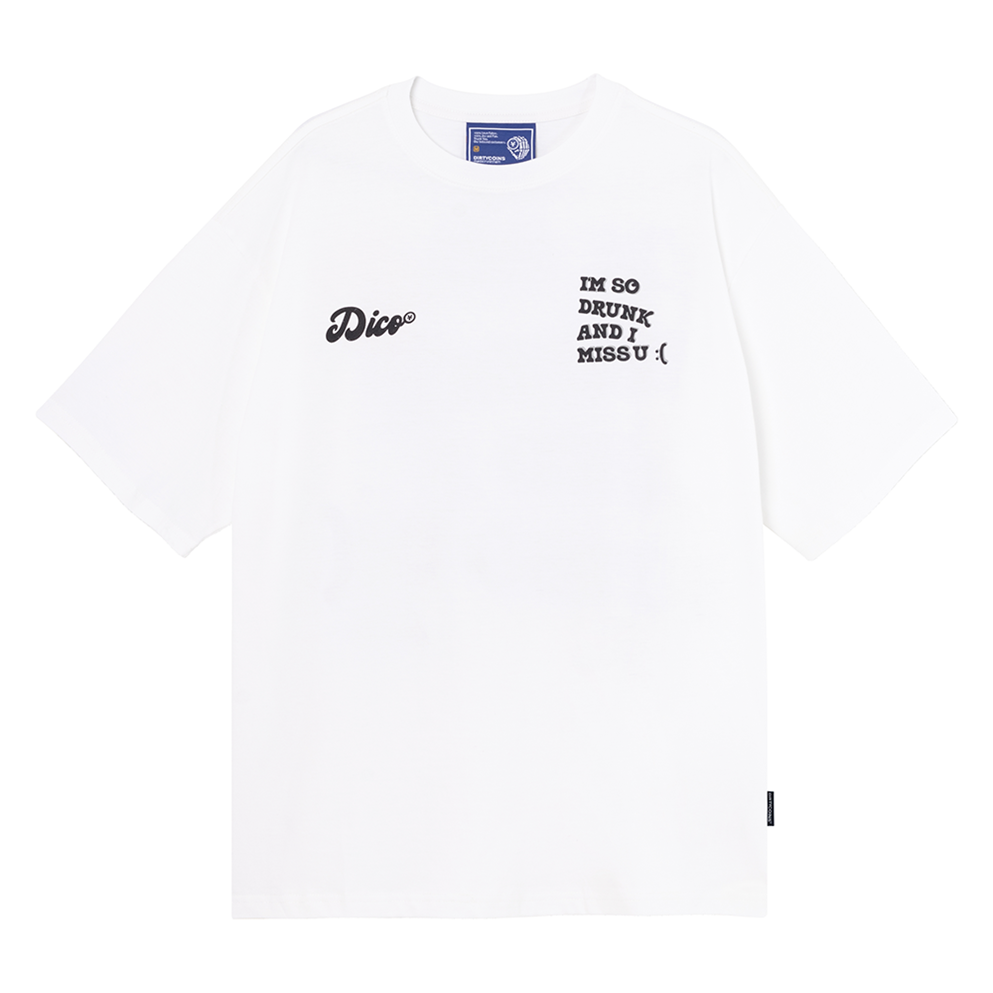 DirtyCoins Áo thun I'm So Drunk T-shirt - White