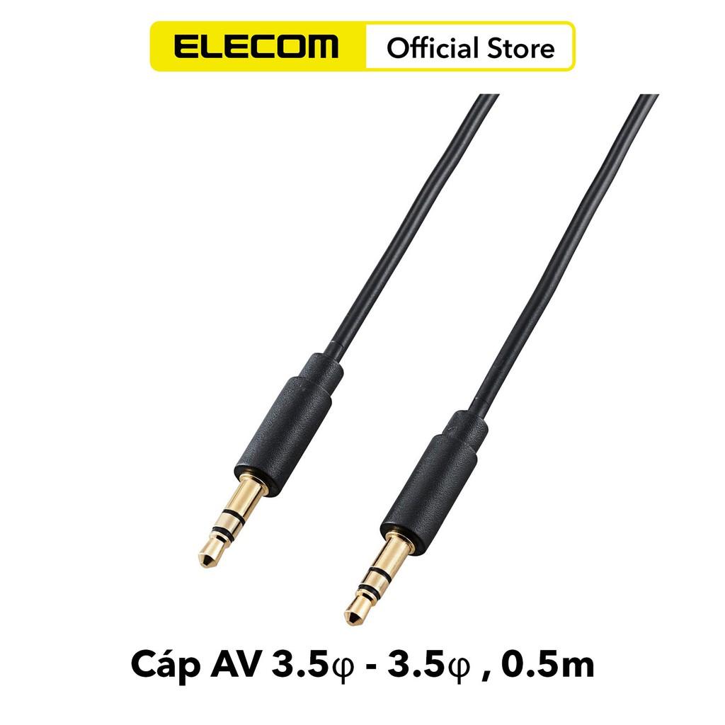 Cáp AV 3.5φ - 3.5φ , 0.5m ELECOM DH-MMCN 0.5m-1.0m-1.5m-2.0m - Hàng chính hãng