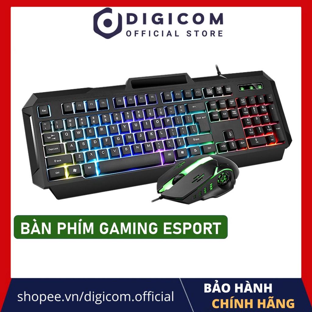 Bàn phím máy tính Gaming RGB LDK V4 - Bàn phím máy tính có dây chơi game chuyên nghiệp, chế độ LED RGB, chống nước