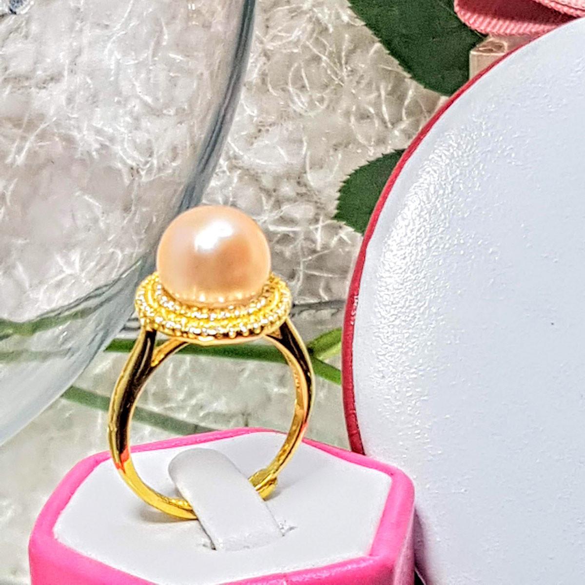 Trang Sức Ngọc Trai Cao Cấp 4M - Cô Tấm - Kiểu Dây Chuyền - Đồng Tâm - CONCENTRIC PEARL (10-13ly) - Bạc S925 Nạm Zirconia - COTAM2003(Theo Bộ và Lẻ) + Tặng Kèm Phụ Kiện