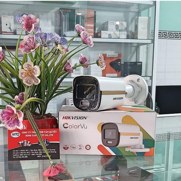 Camera HDTVI ColorVu 2MP thân HIKVISION DS-2CE10DF3T-F hàng chính hãng Nhà An Toàn PP