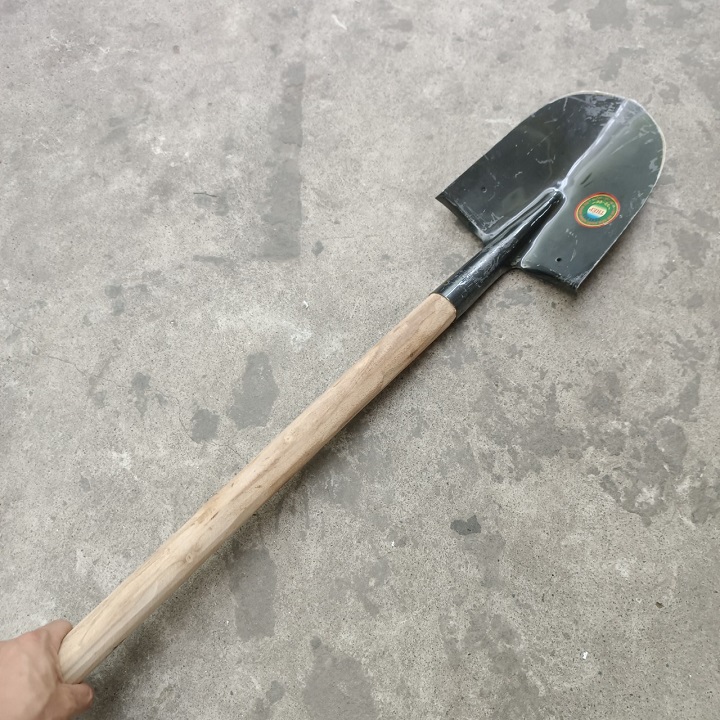 Xẻng công binh dã ngoại, đi câu ,làm vườn cán gỗ dài 65 cm siêu cứng