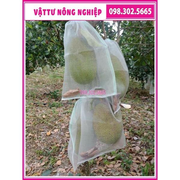 20 Túi Vải Lưới Bọc Mít kích thước 50x70cm Siêu Bền -Chống Ruồi, Chim, Côn Trùng Hút Chích, Chịu Nắng Mưa Qu