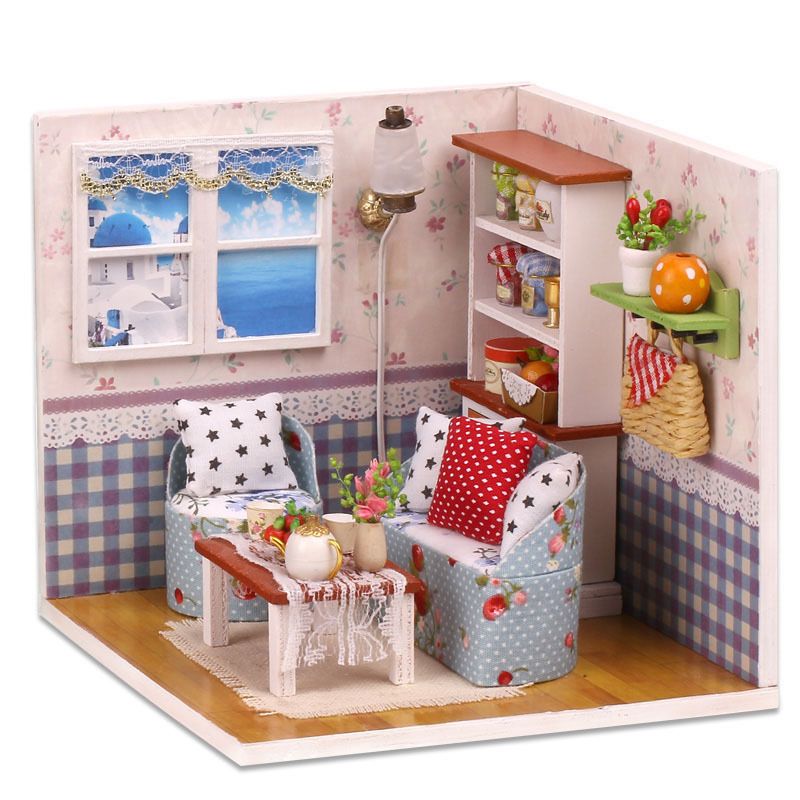 Mô hình nhà gỗ búp bê DIY - Warm Memories M004