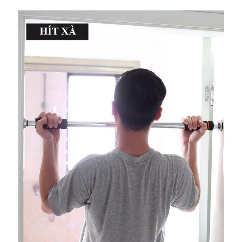 Xà Đơn Treo Tường 60-130cm Inox chống han rỉ chắc chắn bền đẹp.