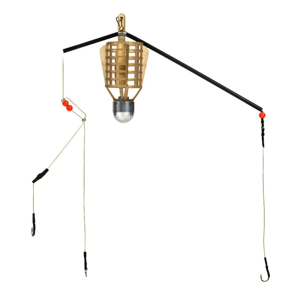 Fishing Lure Cage With Line Hooks Carp Method Baits Thrower Terminal Tackle