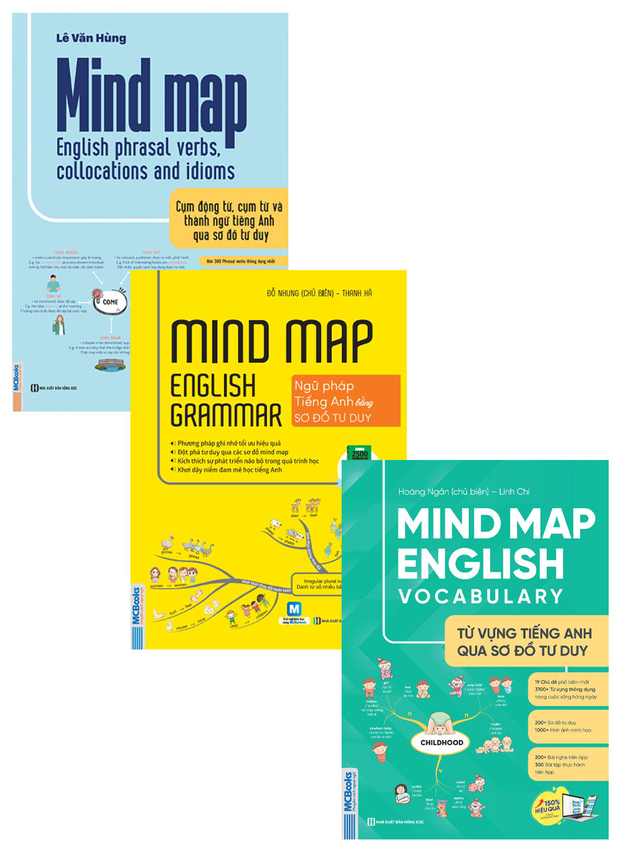 Combo Mind Map English (Bộ 3 Cuốn)_MC