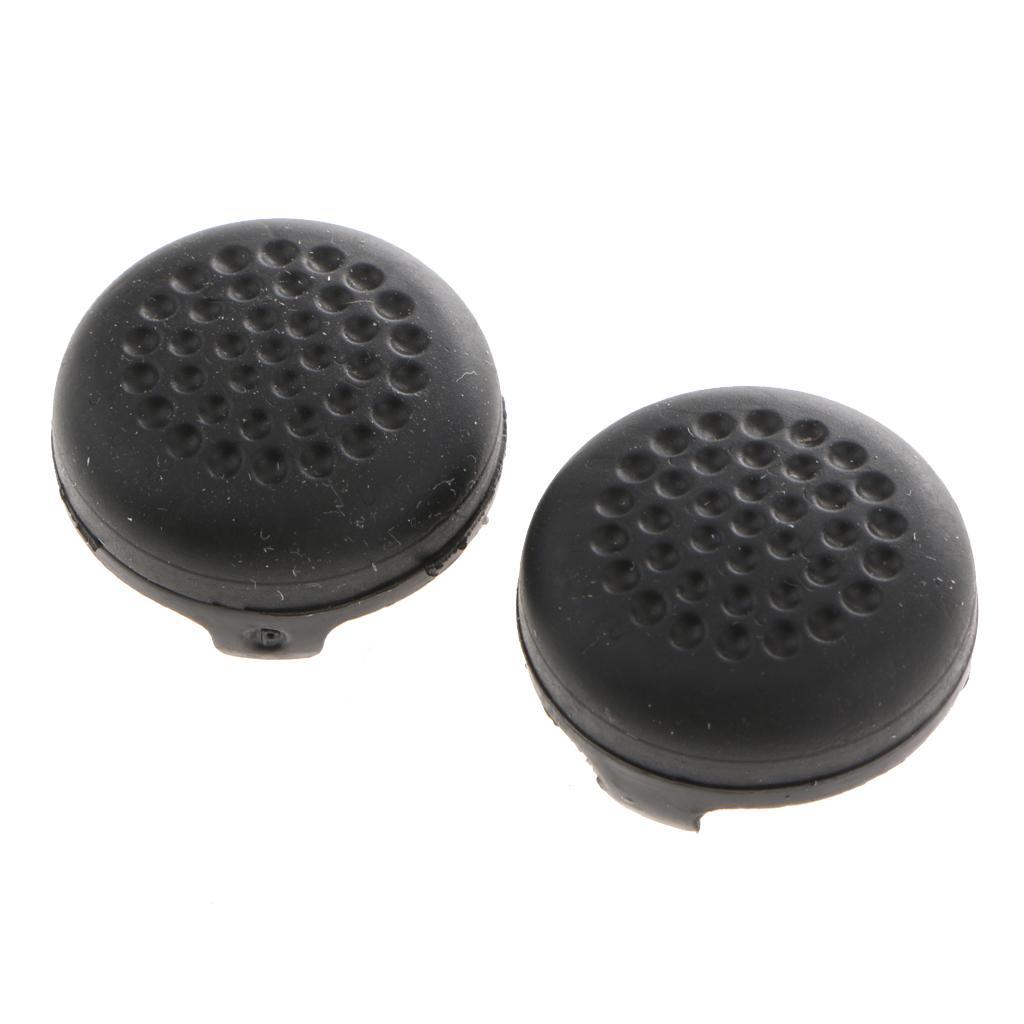 2Pcs Thumb Grips Protector Cap Cover For Playstation 4 PS4 Controller Black