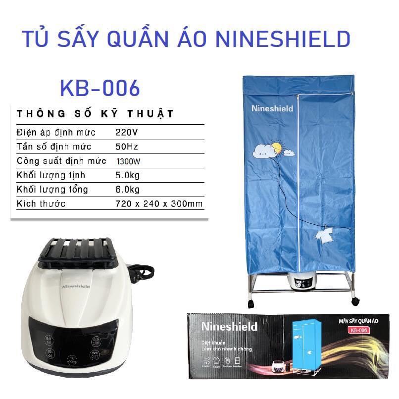 Tủ Sấy Quần Áo 2 Tầng Có Điều Khiển Từ Xa, Khung Inox chắc chắn, Bảo hành 12 Tháng - Hàng Chính Hãng