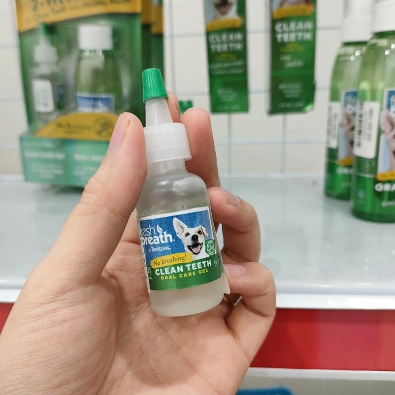 Gel vệ sinh răng miệng Tropiclean Fresh breath