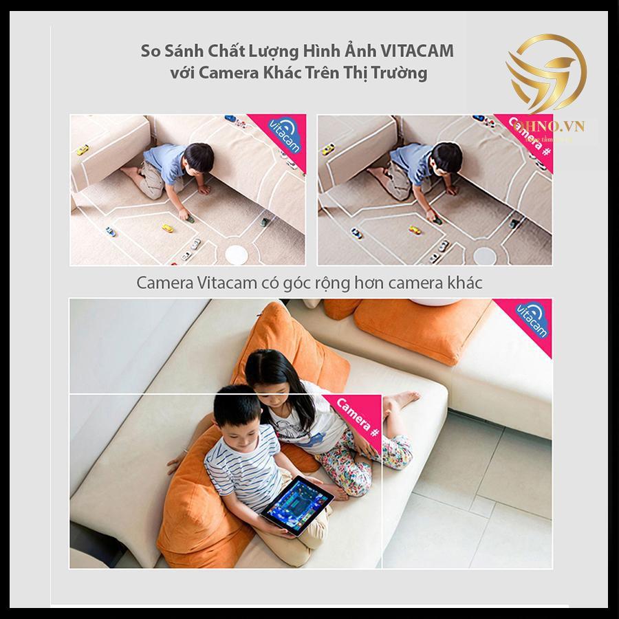 Camera IP Wifi Vitacam giám sát trong nhà C720 Pro full HD 1080P hàng chính hãng