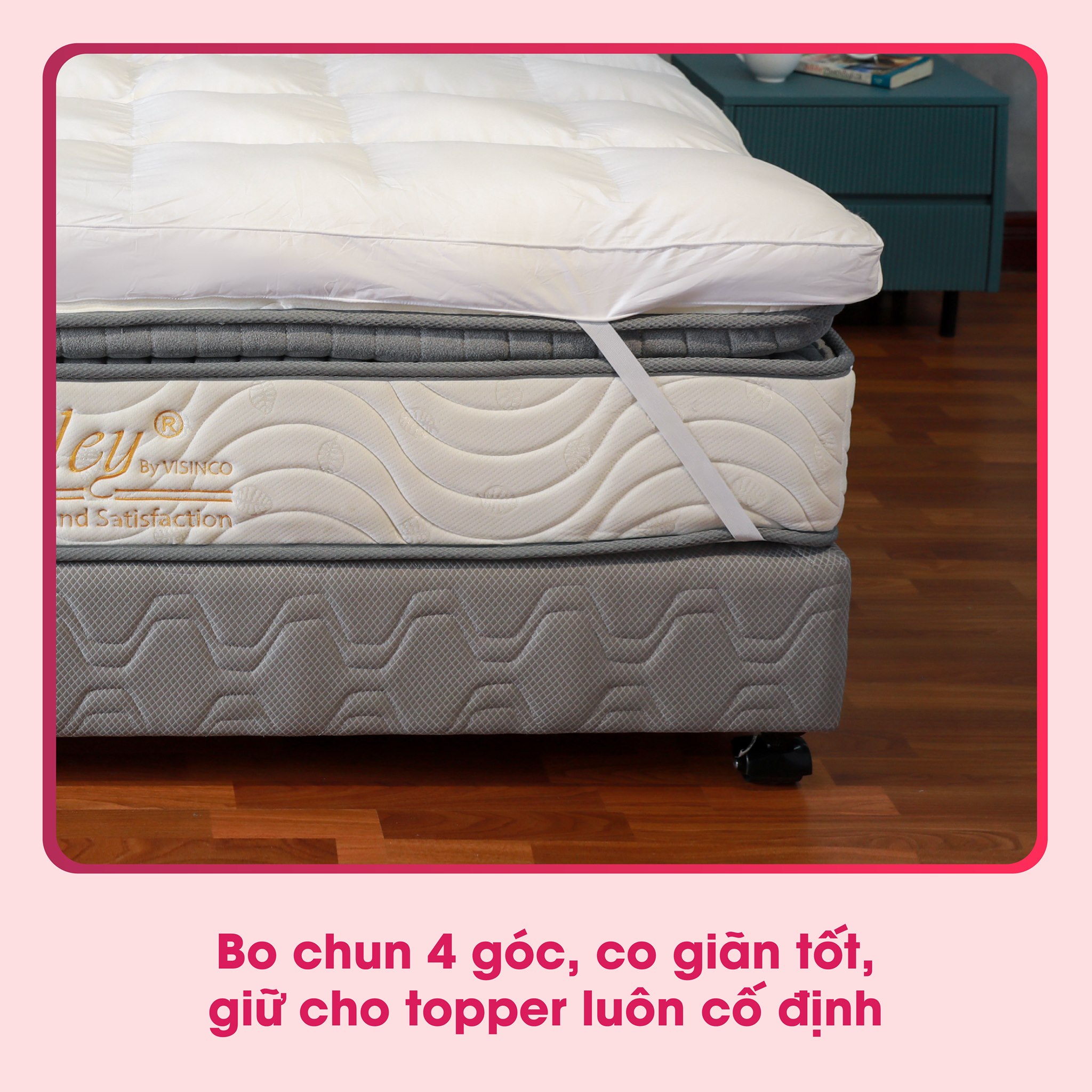 Nệm Tăng Tiện Nghi Microfiber T230 + 3D Cao Cấp Tấm Topper Làm Mềm  bồng bềnh như khách sạn 5 Sao