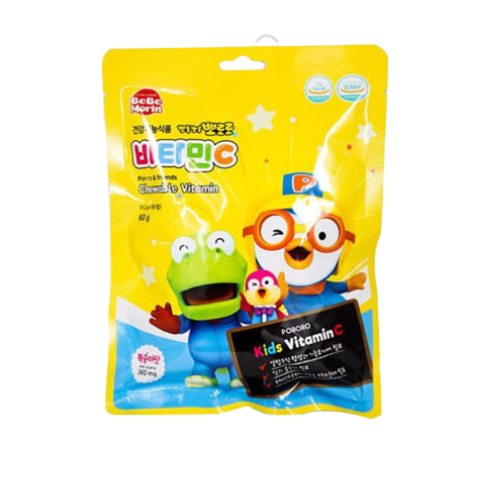 Kẹo ngậm bổ sung vtmC Pororo Hương Đào gói 60gr