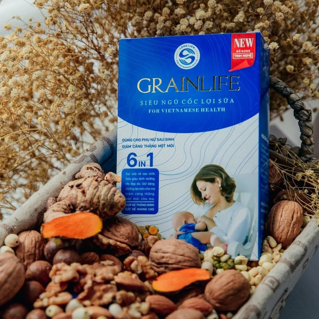 Siêu Ngũ Cốc Lợi Sữa 6IN1 Grainlife Lovifood 500g - Ngũ Cốc Giàu Dinh Dưỡng Kích Sữa Về Nhiều, Hỗ Trợ Nuôi Con Bằng Sữa Mẹ, Thanh Nhiệt, Làm Mát Sữa - Giúp Bé No Lâu, Ngủ Ngon Giấc, Tăng Cân Đều, Phát Triển Toàn Diện, Tăng Sức Đề Kháng