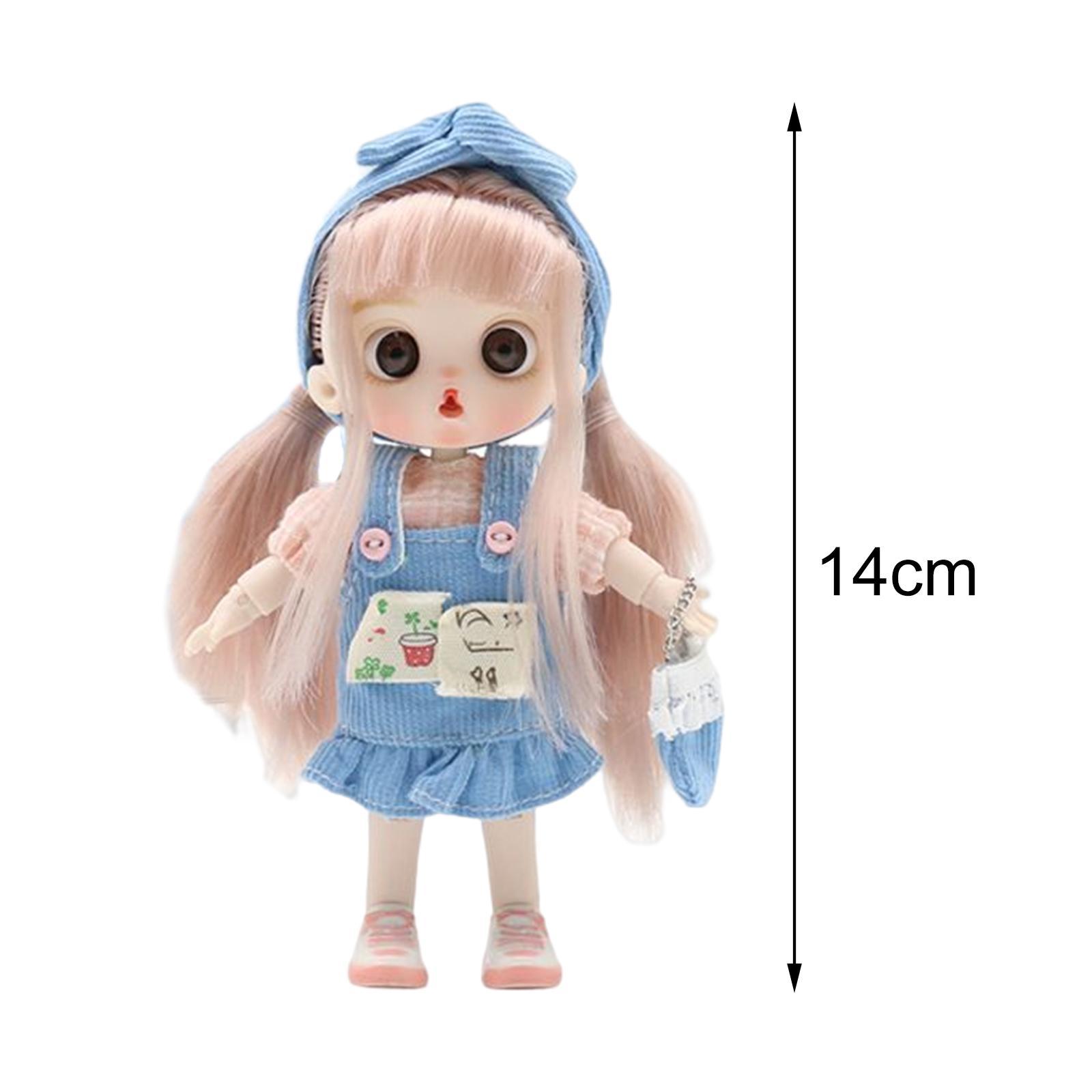 Jointed Girl doll DIY Doll  Doll 12 Joints Flexible Ball Jointed Doll for Role Play Party Toy
