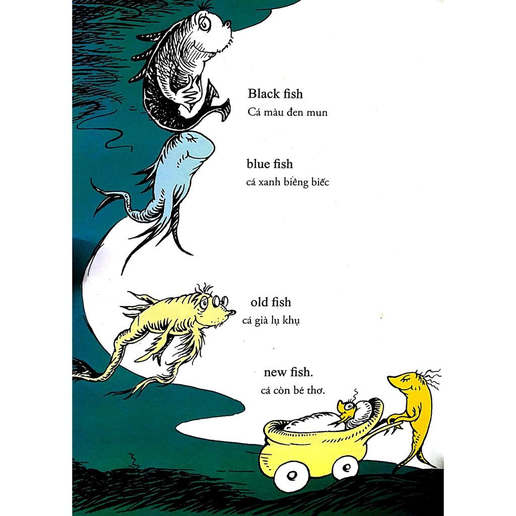 Sách-Dr.Seuss-One fish,two fish,red fish,blue fish-Một cá,hai cá, cá đỏ đỏ, cá xanh xanh(song ngữ anh-việt)