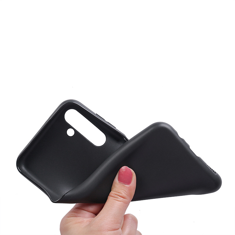 Ốp lưng dành cho SamSung Galaxy M14 5G dẻo màu đen bảo vệ camera sau, chống bám vân tay