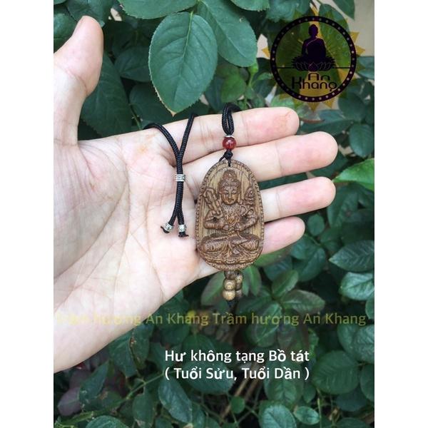 Dây chuyền Phật bản mệnh trầm hương tốc tự nhiên