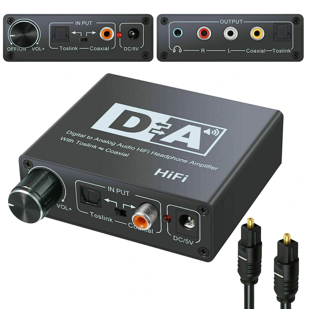 Bộ chuyển đổi âm thanh cáp quang chất lượng cao sang sang AV audio DM6677