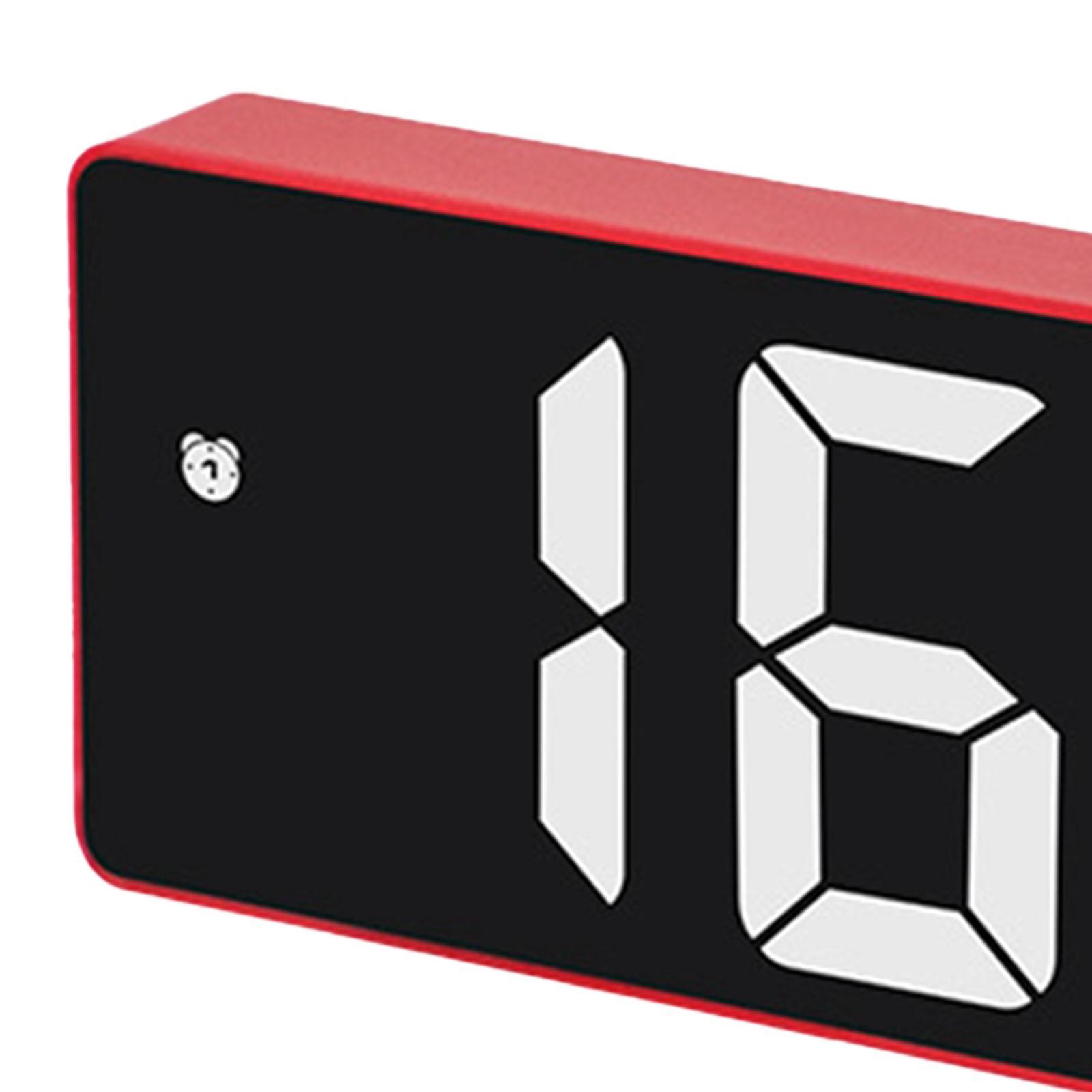 Digital   3inch Large Display 12/24H  Bedside Red