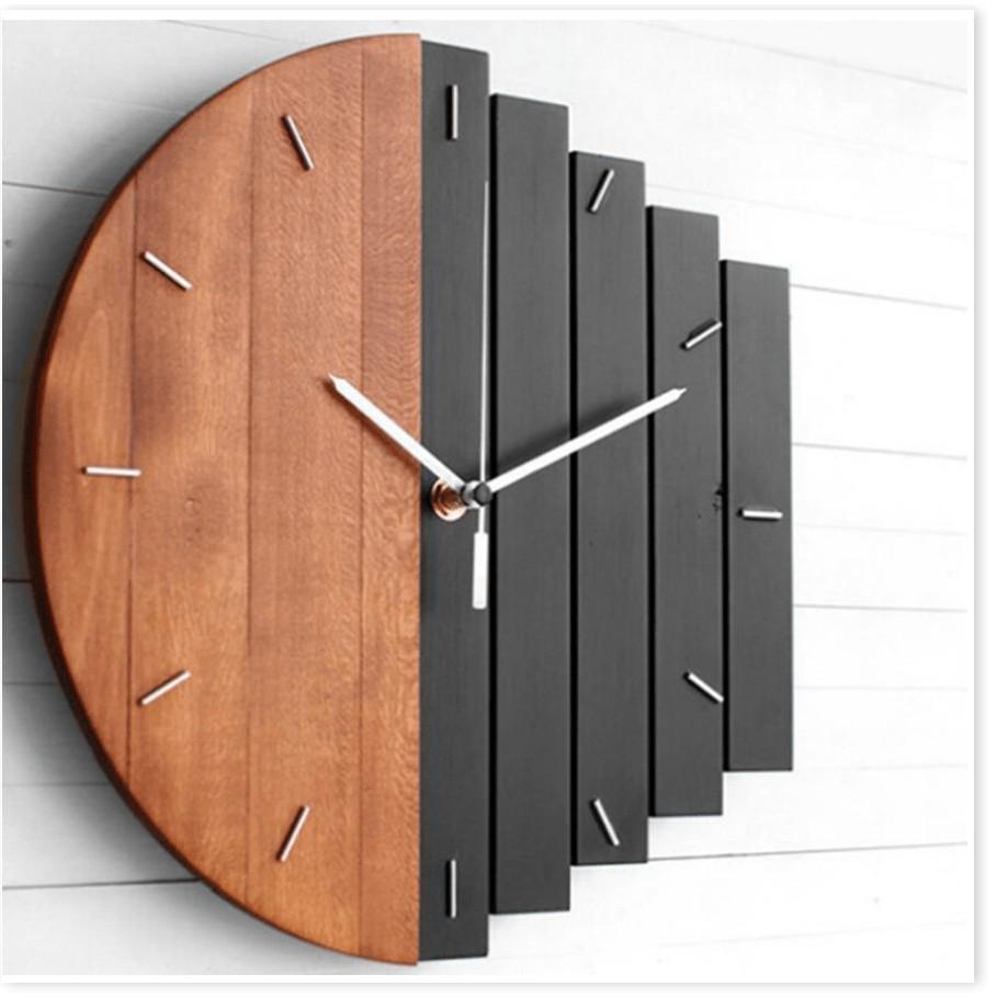 ĐỒNG HỒ TREO TƯỜNG TRANG TRÍ NHÀ CỬA WOOD UNIVERSE