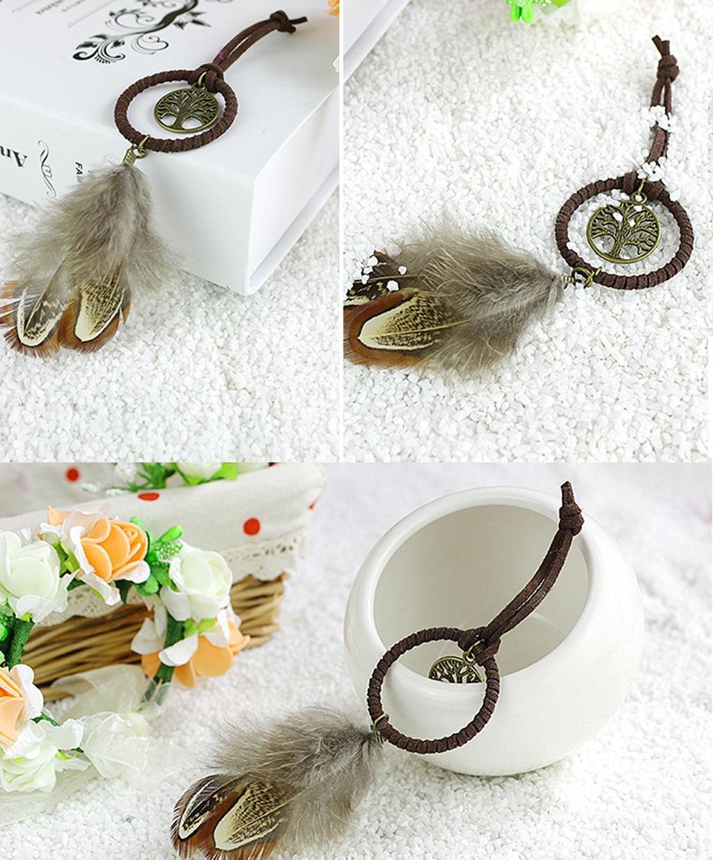 Handmade Dream Catcher Charm Pendant for Keyring Key Chain Car Hanging Decor