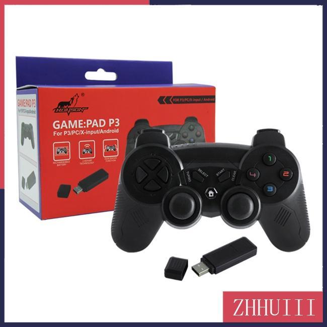 Tay Cầm Chơi Game Không Dây Kèm Đầu Nhận Cho PS3 PC X-input 2.4