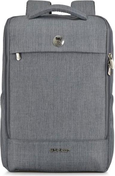 Balo laptop 15.6 inch Mikkor Lewie Backpack Light Grey